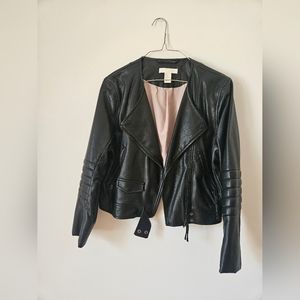 HM leather biker jacket